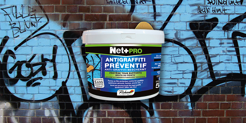 Nettoyant Extérieur Net+Pro Richard Antigraffiti Préventif