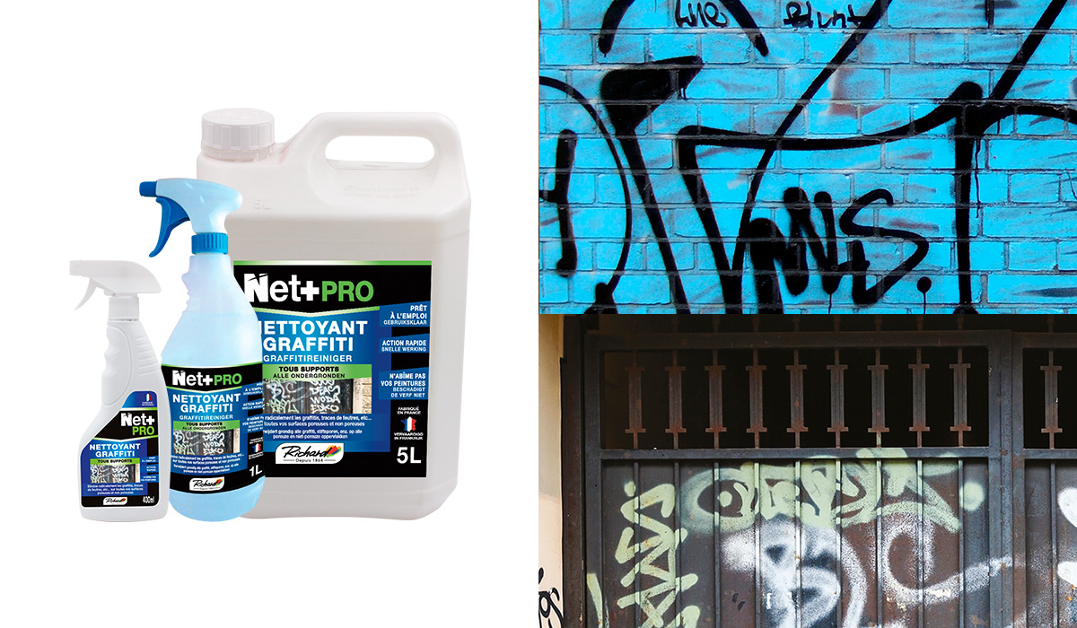 Nettoyant Extérieur Net+Pro Richard Nettoyant Graffiti Graffitis