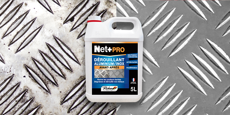 Nettoyant Intérieur Net+ Pro Richard Dérouillant Aluminium Inox