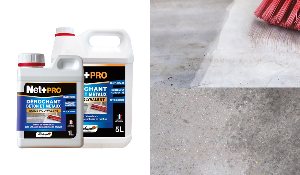 Interior cleaner Richard metal and concrete remover