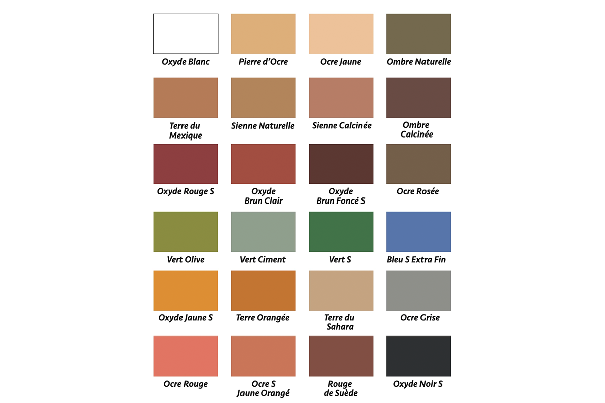 24 teintes pigment Cimcolor